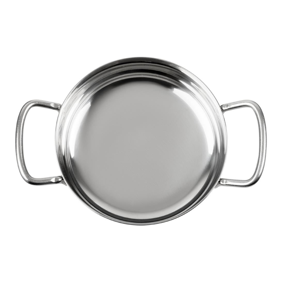Plat en inox double poignée Olympia Table Presentation 125 mm