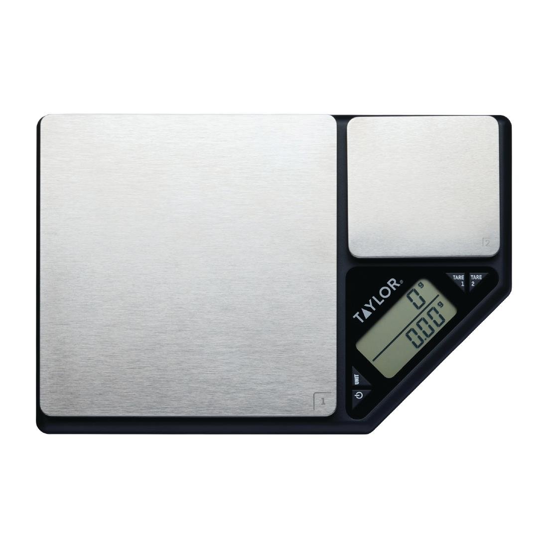 Balance de cuisine numérique double plateforme Taylor Pro 5kg/500g