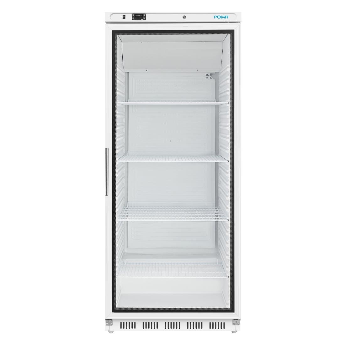 Vitrine réfrigérée positive Polar Série C blanche 600L