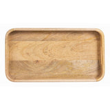 Plateau de service rectangulaire avec poignées intégrées en bois de manguier Olympia 430x230mm - NISBETS