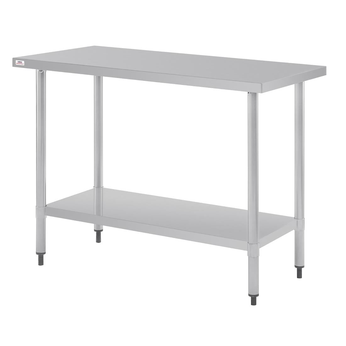 Table inox Nisbets Essentials 120 x 60 cm - NISBETS