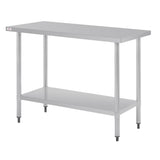 Table inox Nisbets Essentials 120 x 60 cm - NISBETS
