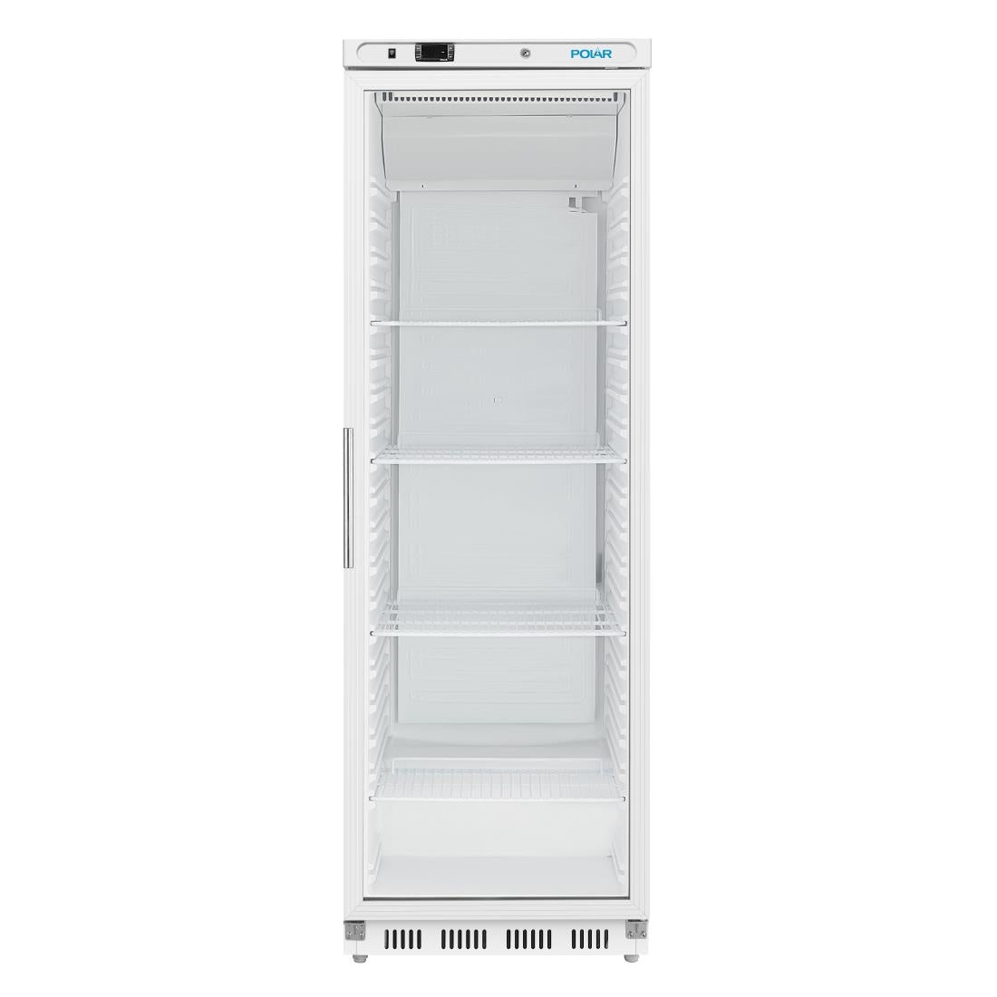 Réfrigérateur à affichage vertical Polar C-Series Blanc 400L