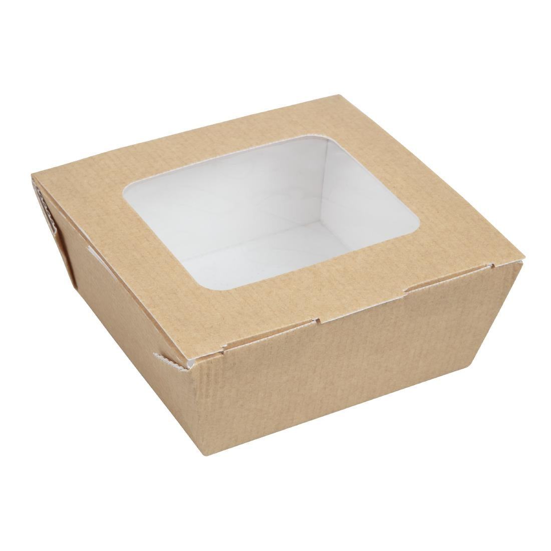 Boîtes alimentaires moyennes en carton avec fenêtre recyclables Huhtamaki 1070ml (lot de 270) - NISBETS