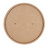 Couvercles en papier pour pots à soupe Fiesta Compostable 118mm (lot de 500) - NISBETS