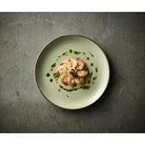 Assiettes avec rebord Churchill Stonecast Raw Green Evolve 260mm (Lot de 12)