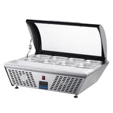 Comptoir de préparation positif économe en énergie Polar Série G 4 x GN 1/3 - FRANCE CHR
