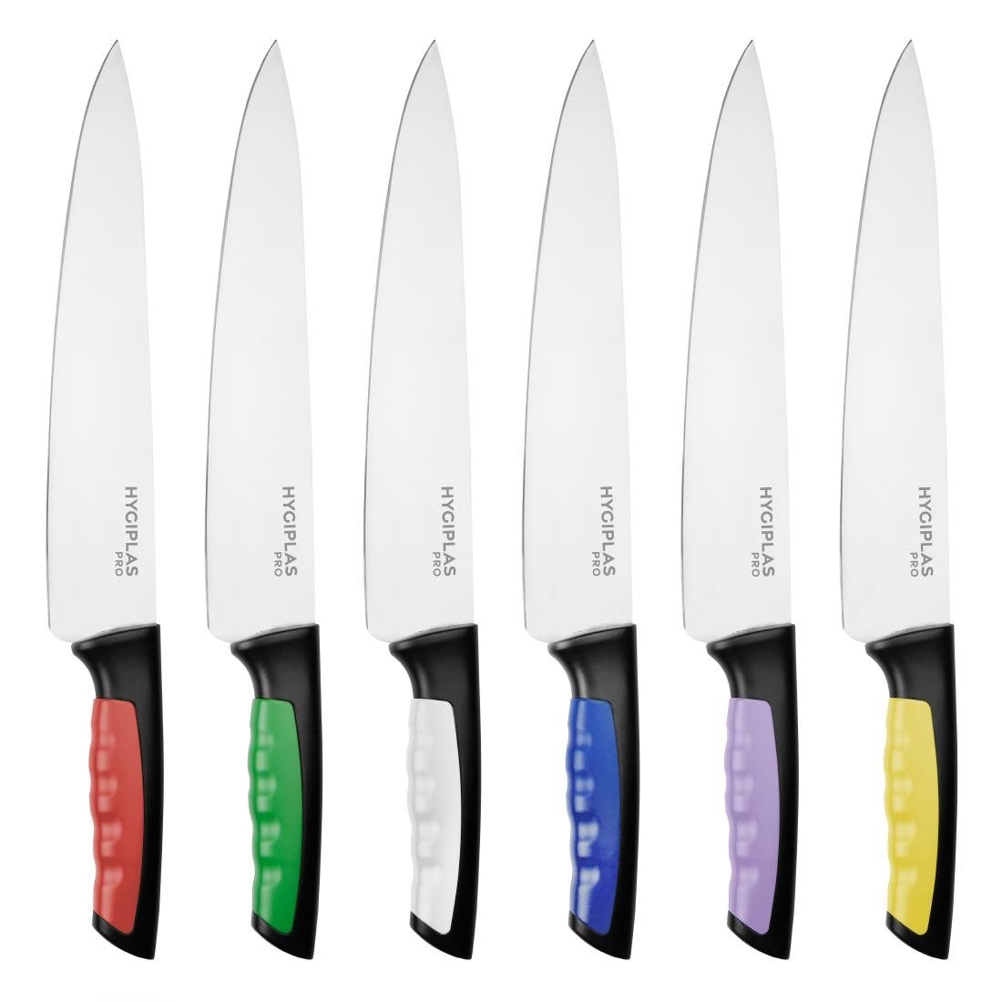 Couteau de cuisine Hygiplas Pro violet 25cm - NISBETS
