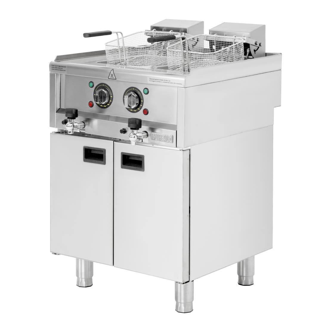 Friteuse électrique double cuve Buffalo Série 600 2x 8L