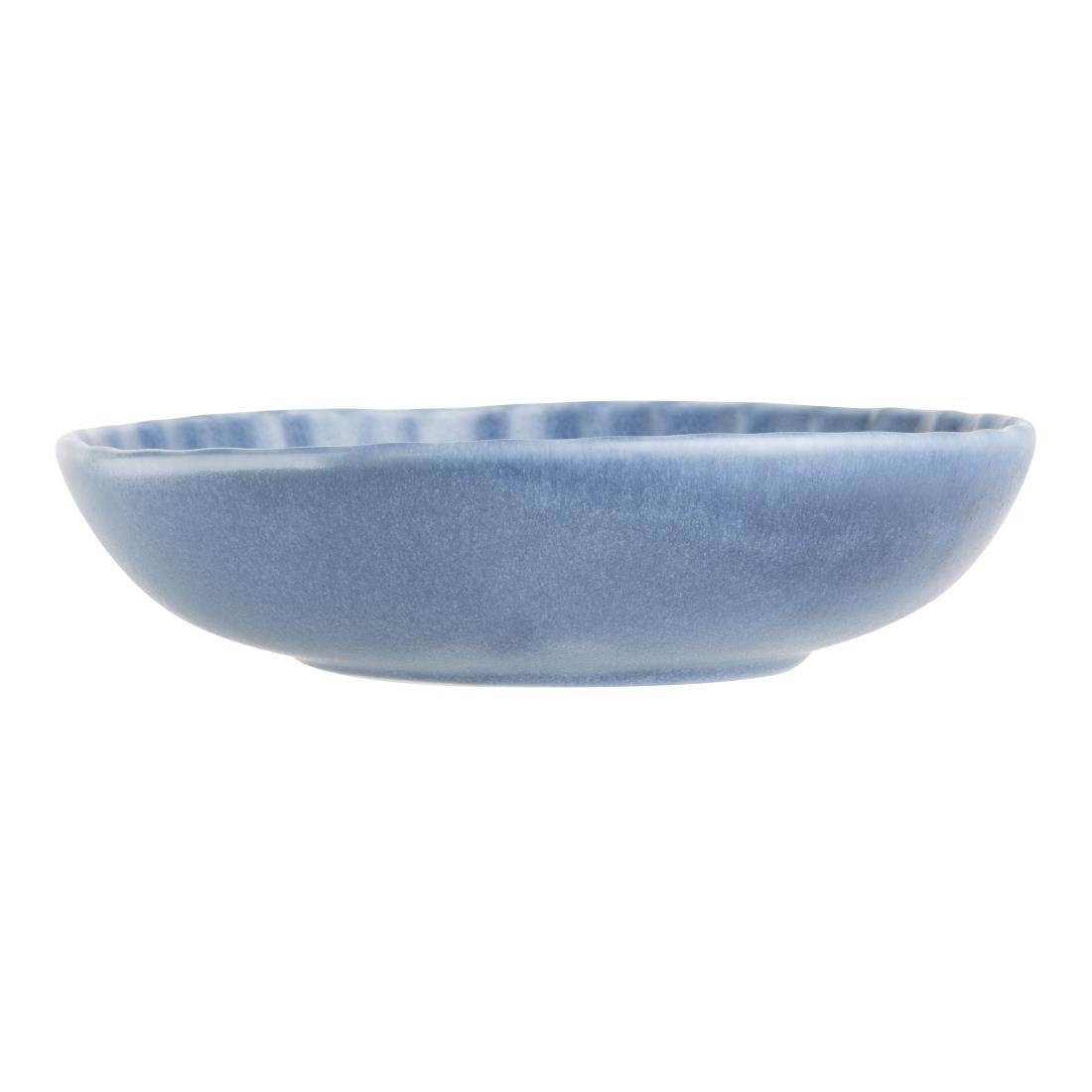 Assiettes calottes Olympia Corallite bleues 160x40mm (lot de 6)