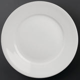 Assiettes à bord large Olympia Linear 150mm (Lot de 12)