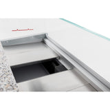 Comptoir de service réfrigéré noir Zoin Tibet - Taille 200 mm