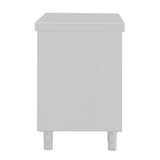 Armoire sur pieds en acier inoxydable Vogue 900x900x600mm