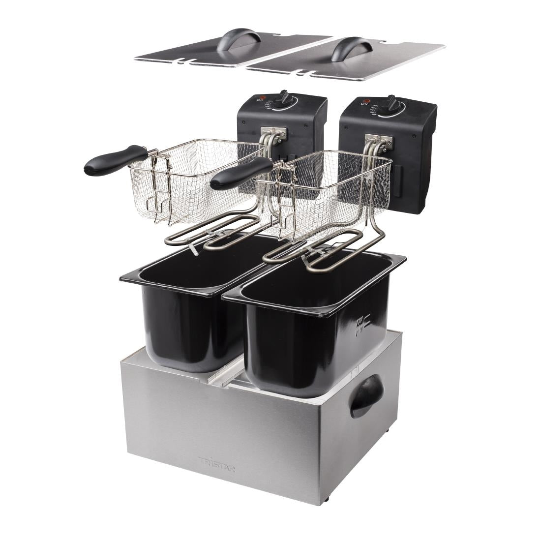 Friteuse double Tristar FR-6937 inox 2 x 3L