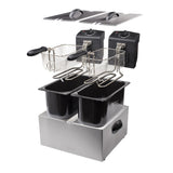Friteuse double Tristar FR-6937 inox 2 x 3L