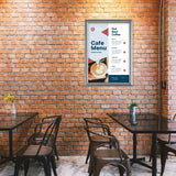 Cadre clipsable en aluminium Europel A4 25mm