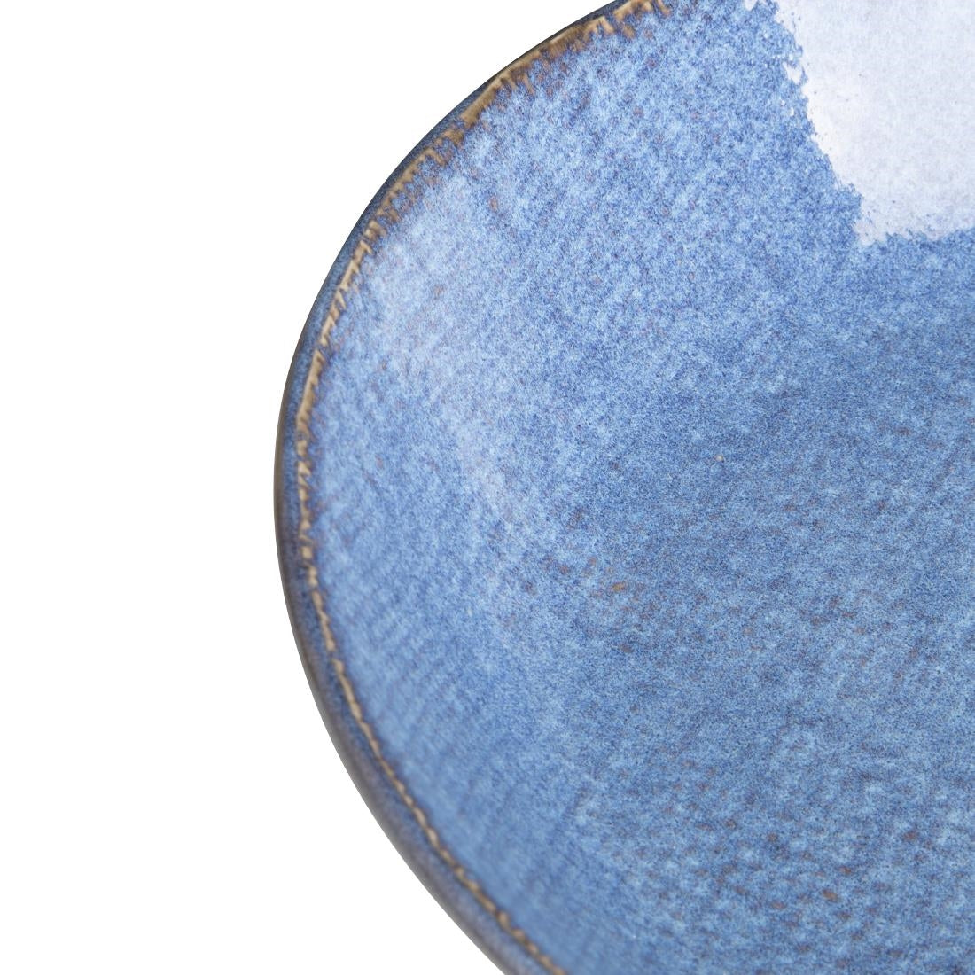 Bols plats Olympia Denim Blue 220 mm (lot de 6)