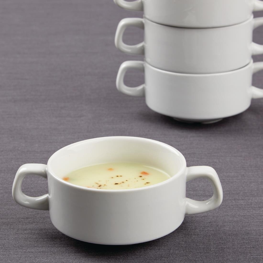 Bols À Soupe Empilables Olympia Athena (Lot de 12) - NISBETS