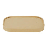 Couvercles en papier Fiesta Recyclable pour barquettes rectangulaires (Lot de 300)