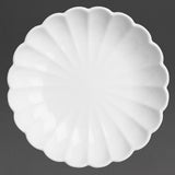 Bols festonnés Olympia Bloom blancs 230 mm (lot de 6) - NISBETS