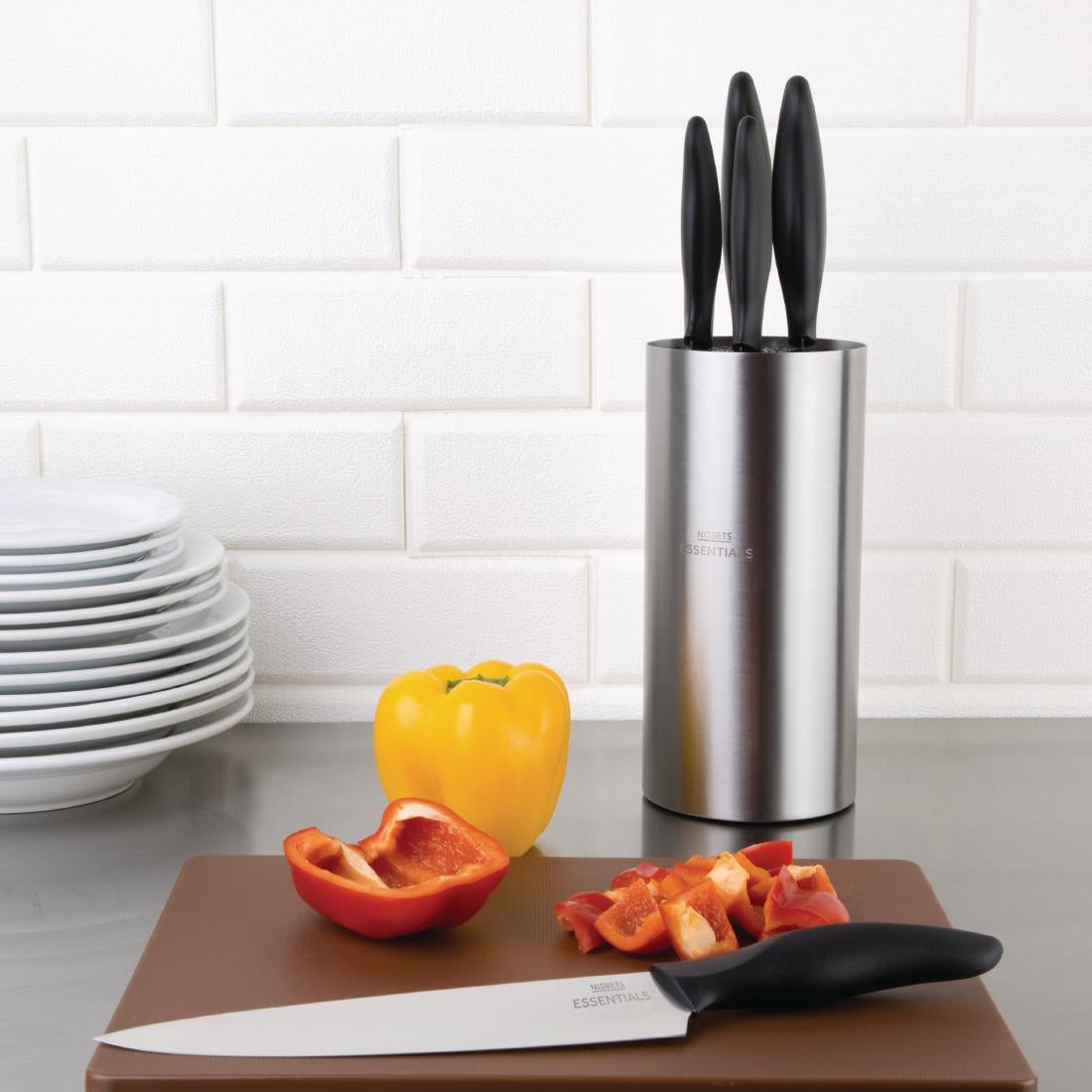 Ensemble bloc et couteaux Nisbets Essentials