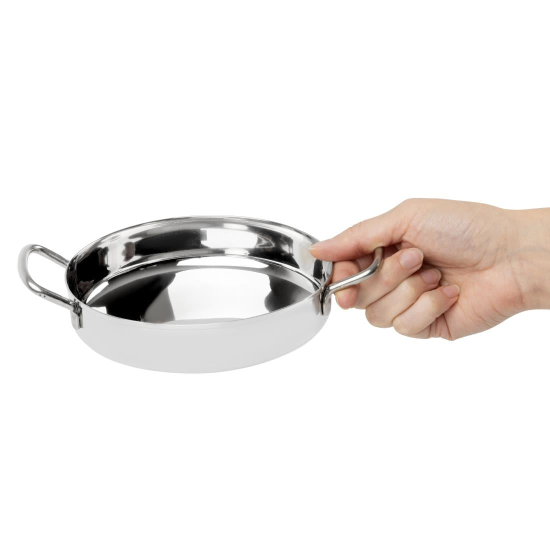 Plat en inox double poignée Olympia Table Presentation 150 mm