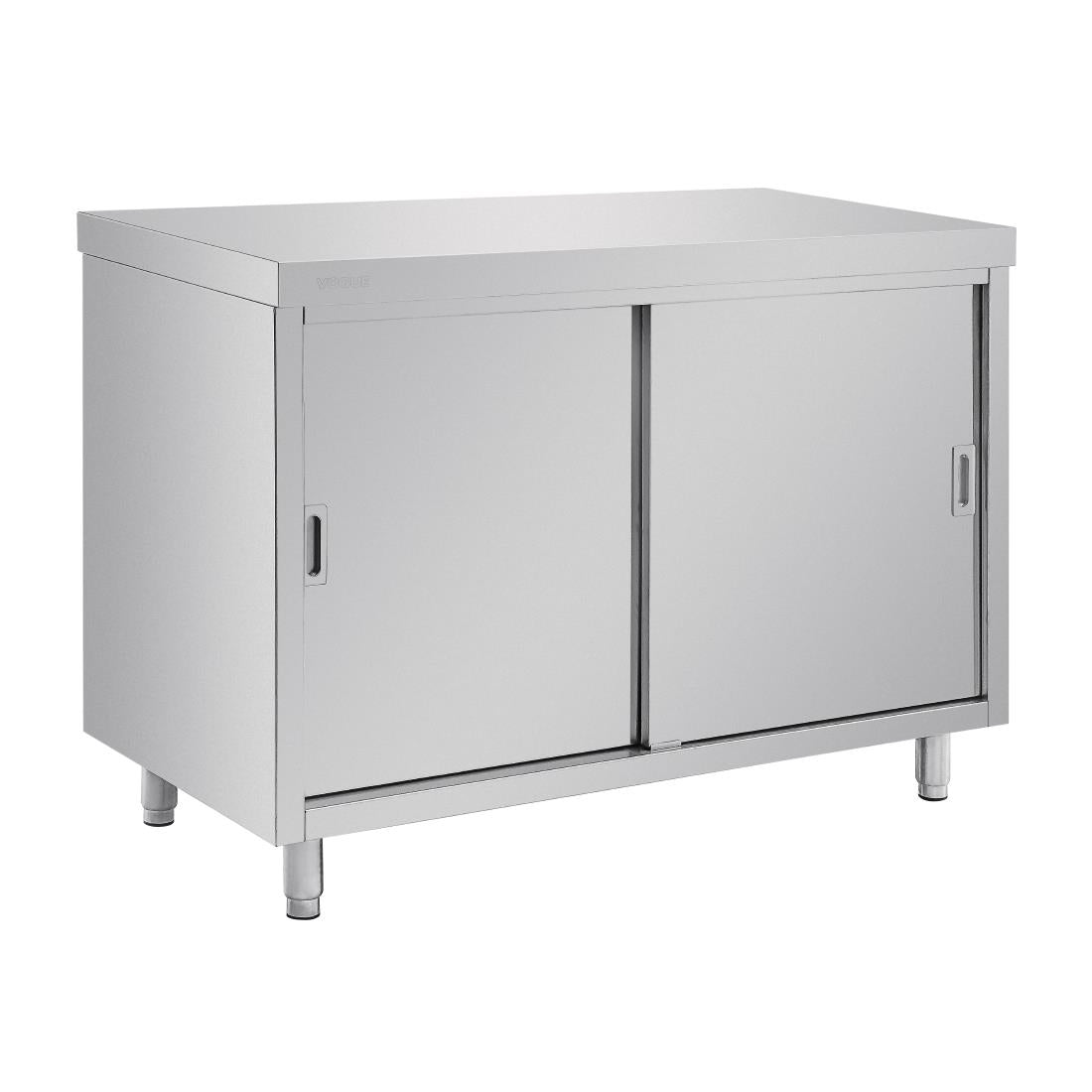 Placard sur pied en acier inoxydable Vogue 1200mm - NISBETS