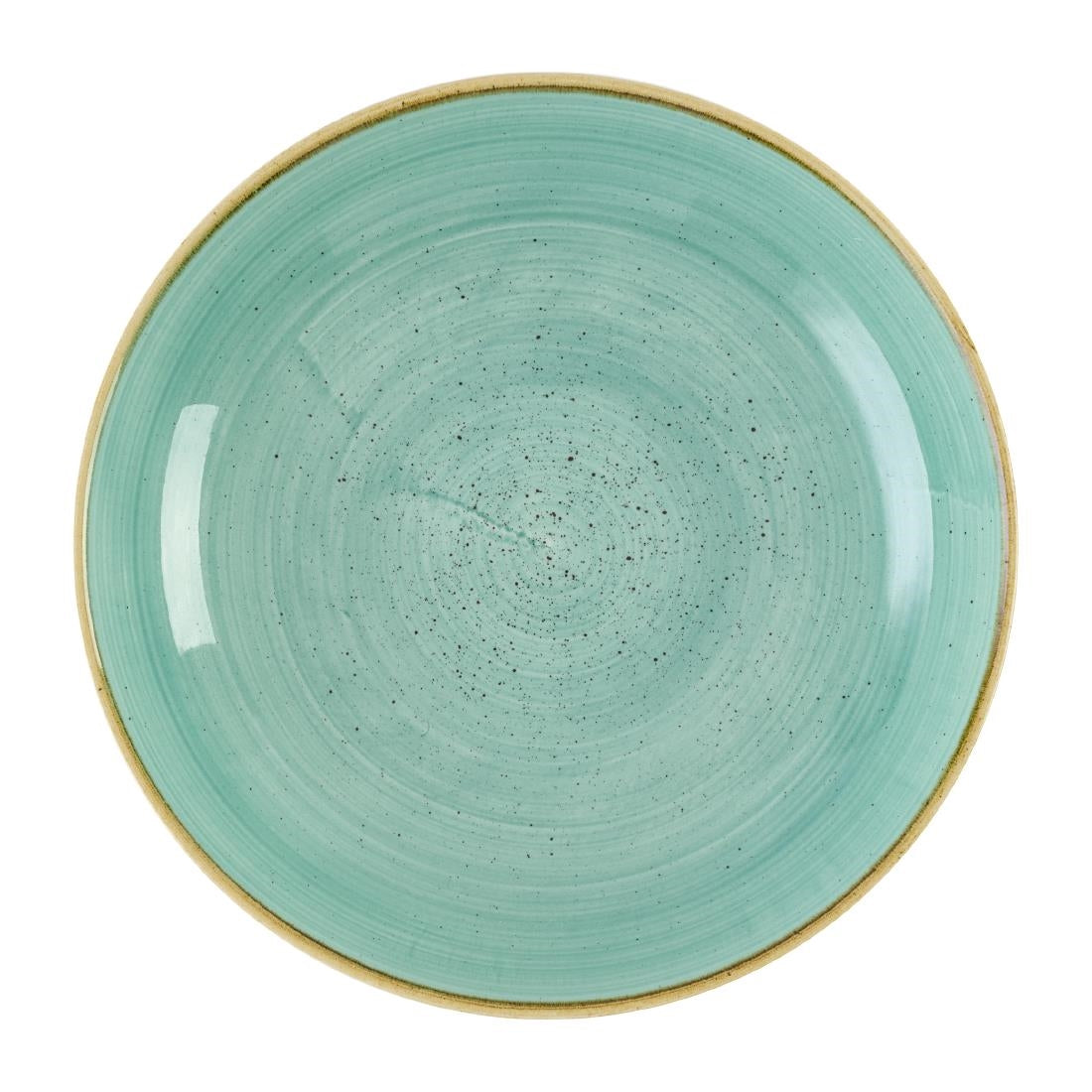 Assiettes coupes rondes Churchill Stonecast Mint 248mm (Lot de 12)