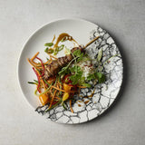 Assiettes rondes Churchill Kintsugi Accents Quartz Black Evolve 260mm (Lot de 12)