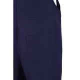Salopette à plastron et bretelles en toile de coton Southside bleu marine XL - NISBETS