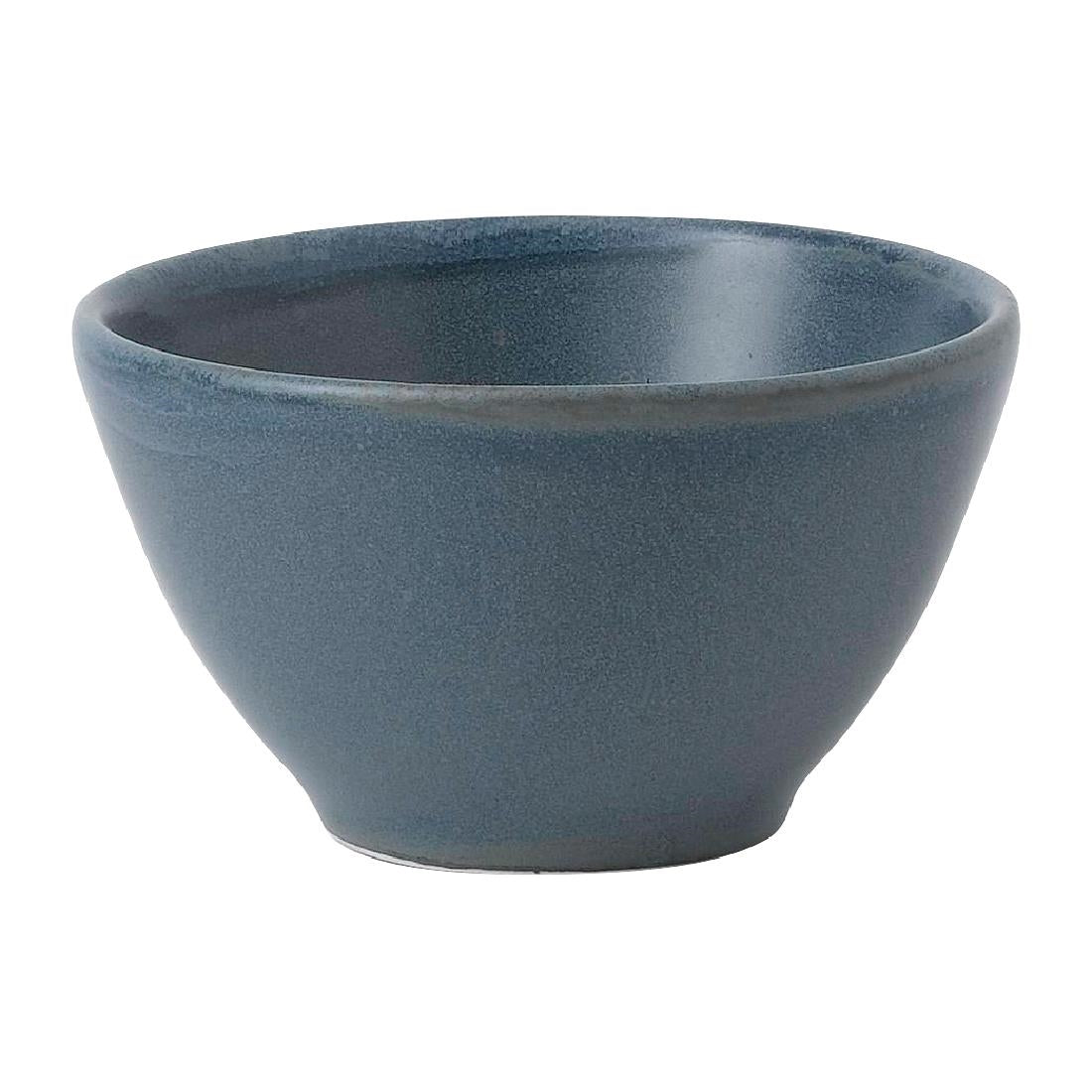 Pots à sauce Churchill Super Vitrified Nourish Oslo Blue 110ml (Lot de 12)