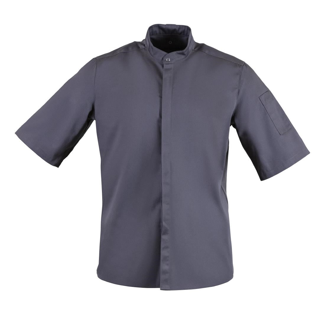 Veste col officier Southside gris anthracite - NISBETS