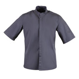 Veste col officier Southside gris anthracite - NISBETS