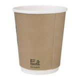 Gobelets boissons chaudes compostables en PLA double paroi Fiesta Compostable 227ml (x500) - NISBETS