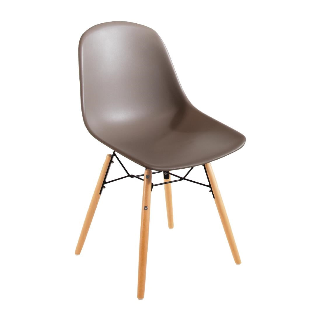 Chaise moulée PP avec structure métallique Arlo Bolero - NISBETS