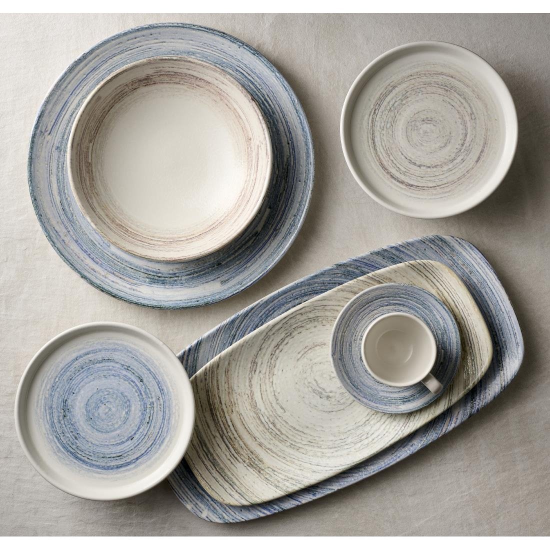 Assiettes rondes Churchill Elements Coast Evolve 285mm (Lot de 12)