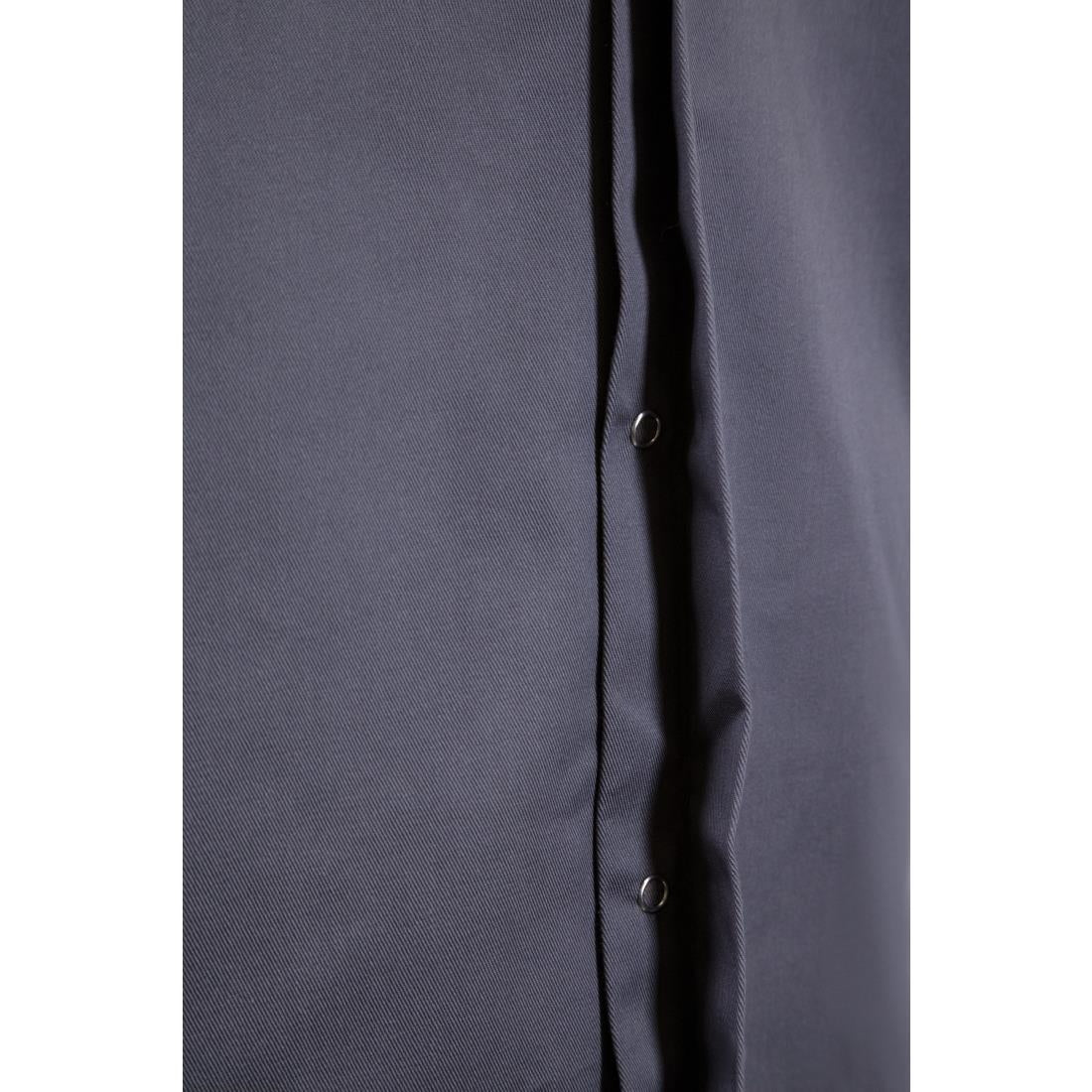 Veste col officier Southside gris anthracite - NISBETS