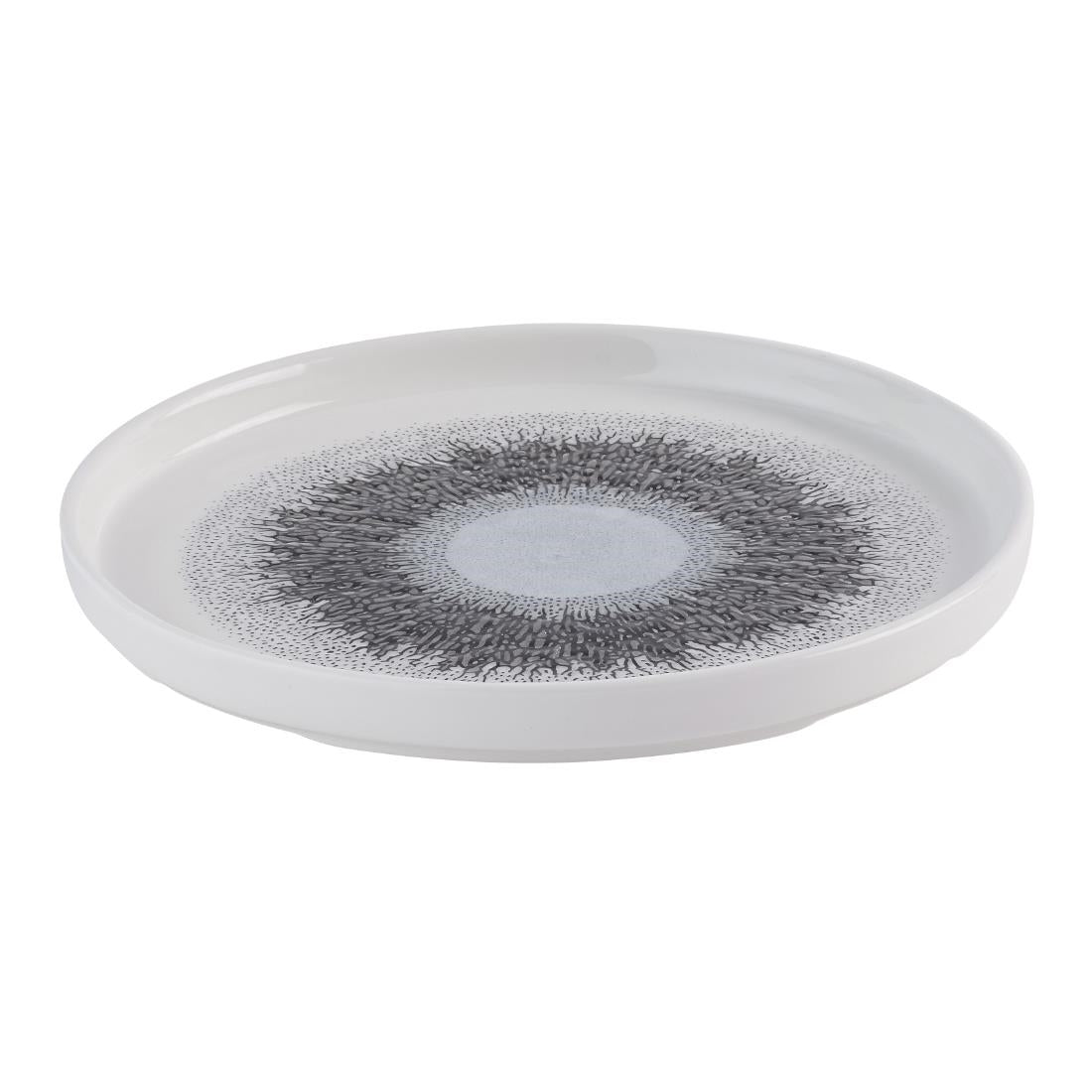 Assiettes avec rebord Churchill Studio Prints Fusion Black 210mm (Lot de 6)