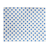 Papier d'emballage burger Fiesta Compostable points bleus 250x300mm (lot de 200)