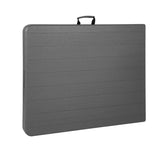Table pliante rectangulaire effet rotin Bolero 1829mm