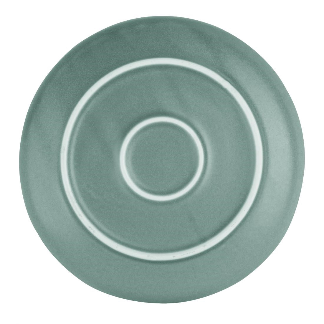 Assiettes plates Olympia Corallite vertes 205 mm (lot de 6)