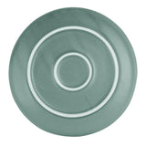 Assiettes plates Olympia Corallite vertes 205 mm (lot de 6)