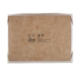 Barquettes à salade kraft recyclables avec fenêtre acétate 825ml (lot de 200) - NISBETS