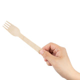 Fourchettes en bois emballées individuellement Fiesta Compostable (lot de 500) - NISBETS