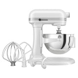 Robot pâtissier professionnel à bol relevable KitchenAid 5,2 L blanc - NISBETS