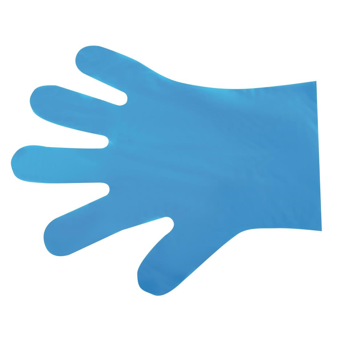 Gants de préparation alimentaire compostables Vegware bleus taille M (lot de 2400) - NISBETS