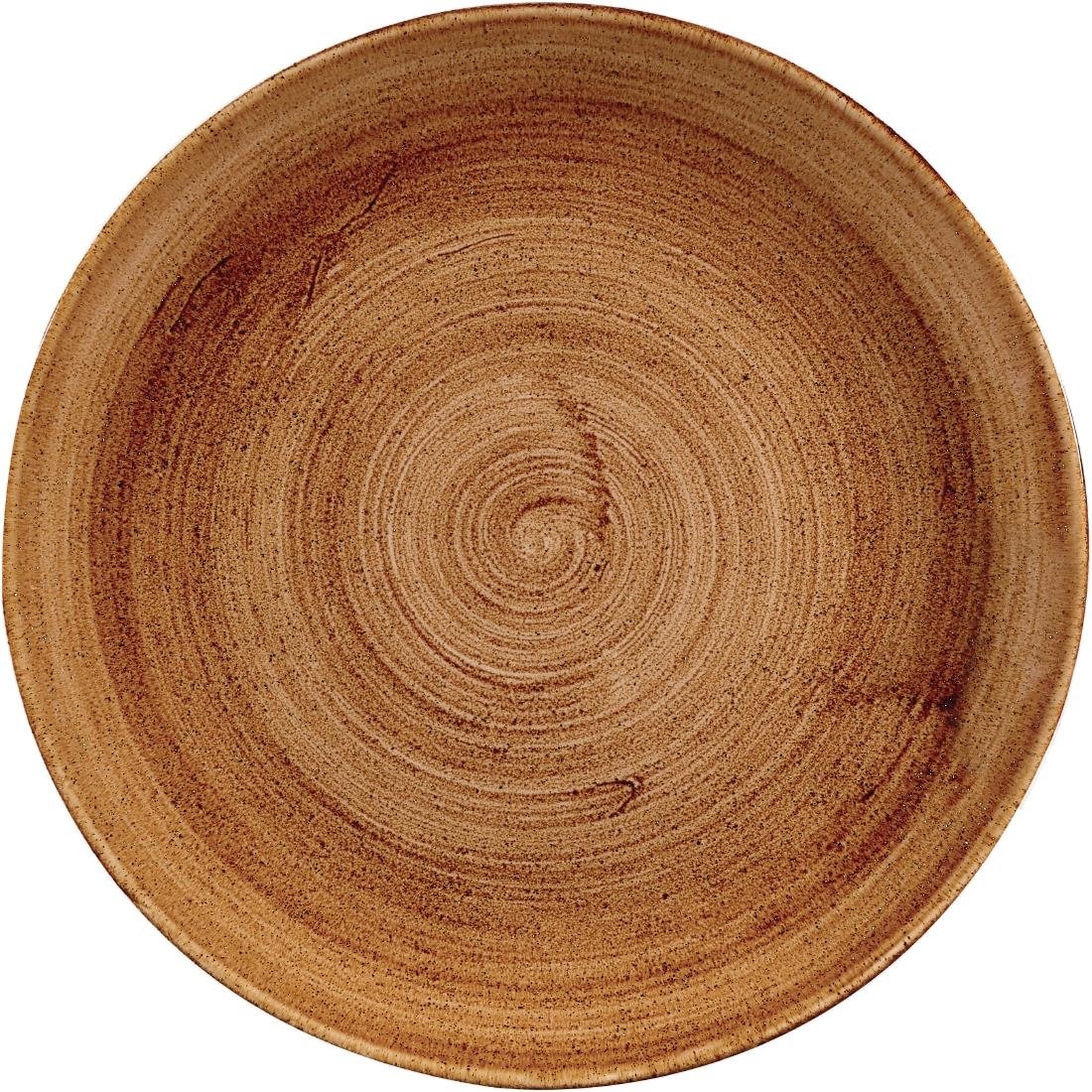 Assiettes rondes Churchill Stonecast Patina Vintage Copper 288mm (Lot de 12)