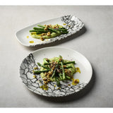 Assiettes rondes Churchill Kintsugi Accents Quartz Black Evolve 217mm (Lot de 12)