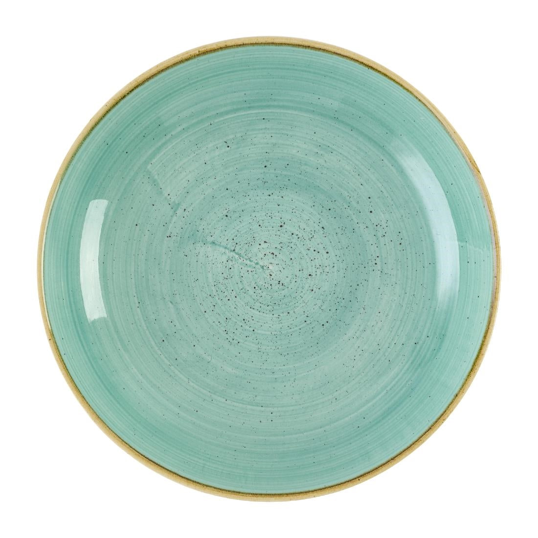 Assiettes coupes rondes Churchill Stonecast Mint 182mm (Lot de 12)