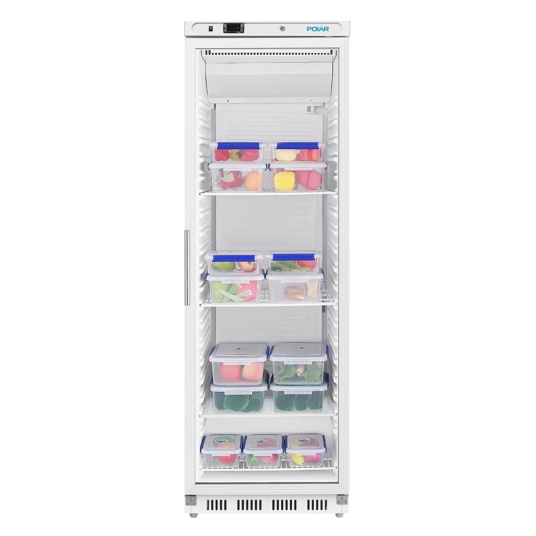 Réfrigérateur à affichage vertical Polar C-Series Blanc 400L